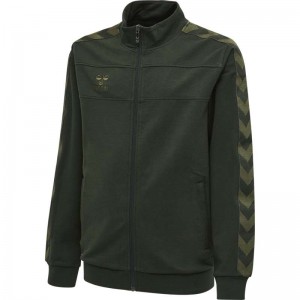 Dětské Bundy Hummel Move Classic Zip Zelene | 588032-822