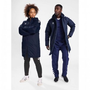 Pánské Bundy Hummel Core Xk Bench Tmavě Blankyt | 766760-810