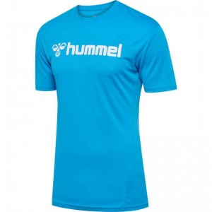 Pánské Dres Hummel Logo S/S Blankyt | 842292-794