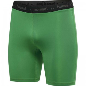 Pánské Mikina s Kapucí Hummel First Performance Tight Zelene | 579198-348