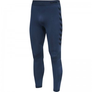 Pánské Punčochové Kalhoty Hummel Hummel First Seamless Tr Tmavě Blankyt | 002777-609