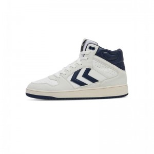 Pánské Tenisky Hummel St. Power Play Mid Rtm Bílé | 462431-607
