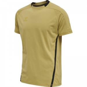 Pánské Tričko Hummel Cima Xk S/S Žluté | 314469-585