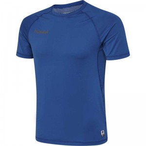 Pánské Základní Vrstva Hummel First Performance Jersey S/S Blankyt | 174881-020