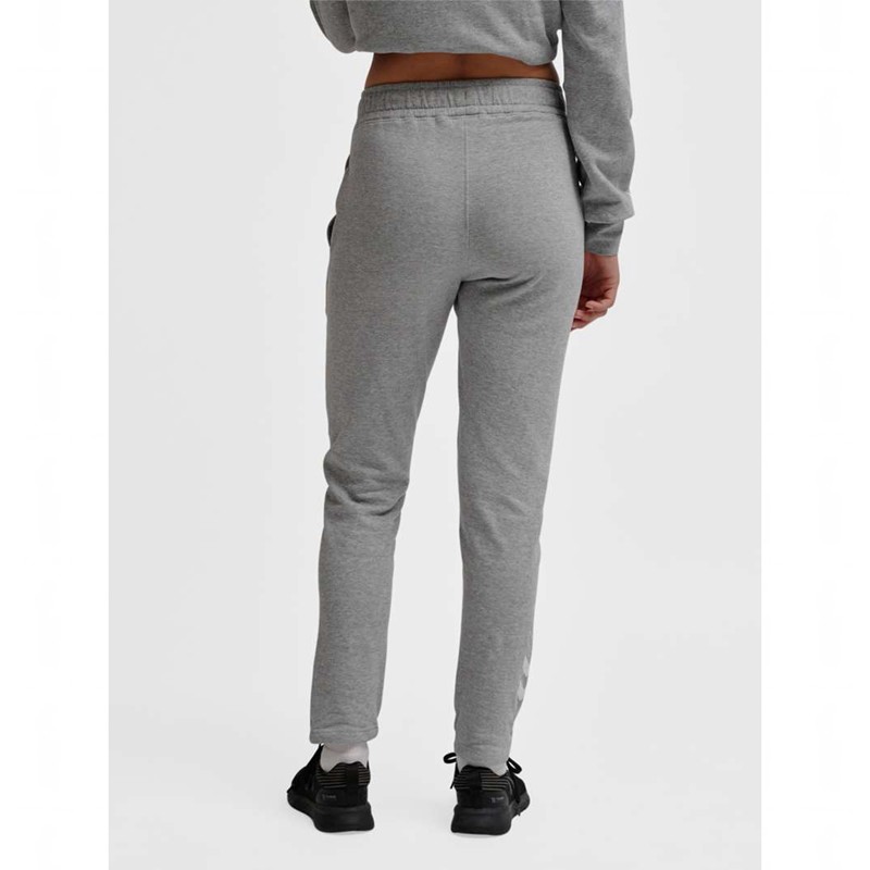 Dámské Kalhoty Hummel Elemental Tapered Šedé | 583447-579