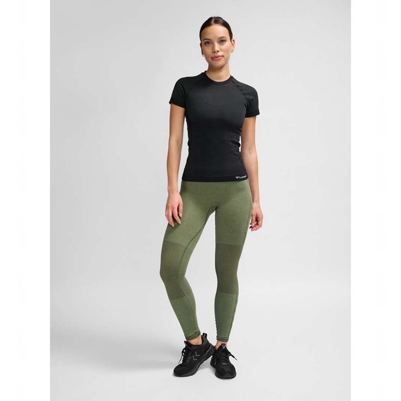 Dámské Mikina s Kapucí Hummel Clea Seamless Tight Černé | 837165-430
