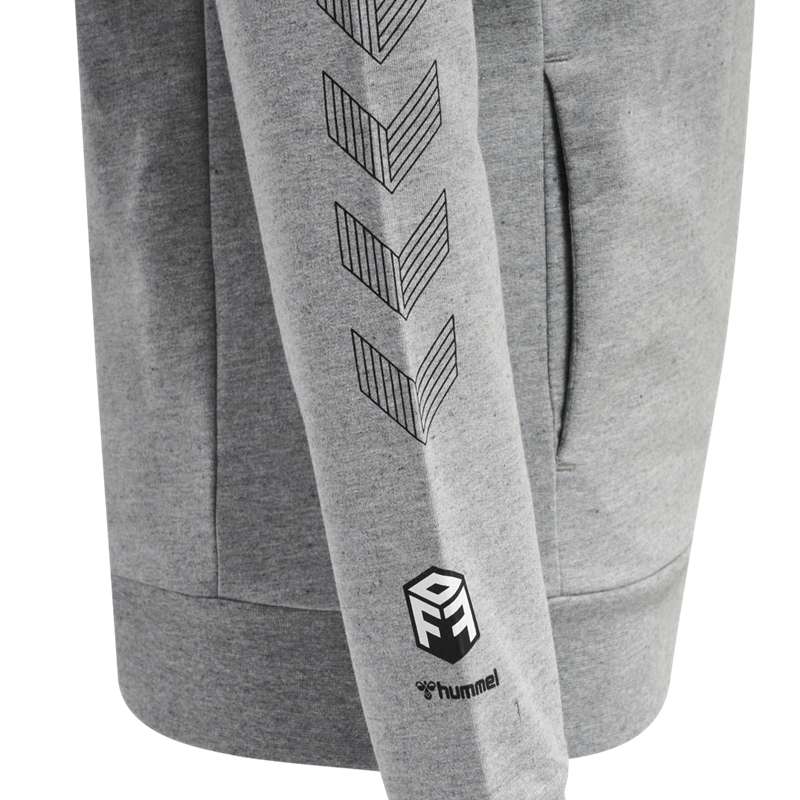 Dámské Mikiny Hummel Move Grid Cotton Šedé | 840064-471
