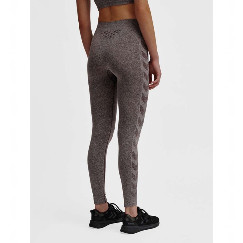 Dámské Punčochové Kalhoty Hummel Ci Seamless Mid Waist Šedé | 105327-379