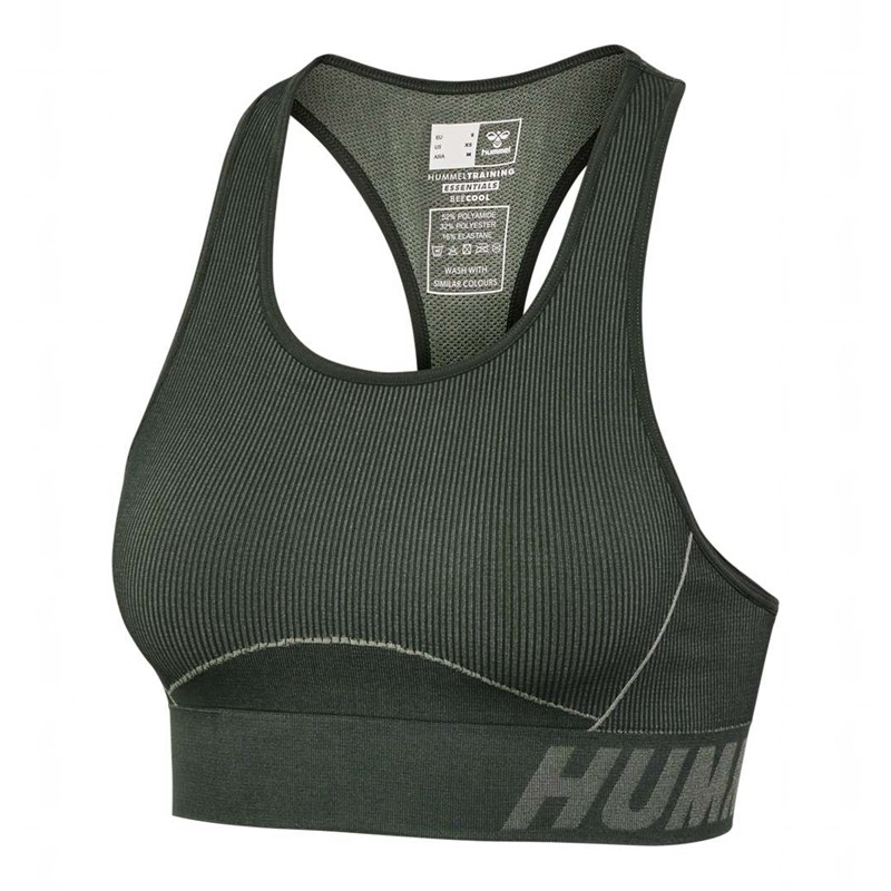 Dámské Sportovní Oblečení Hummel Te Christel Seamless Top Zelene | 717483-320