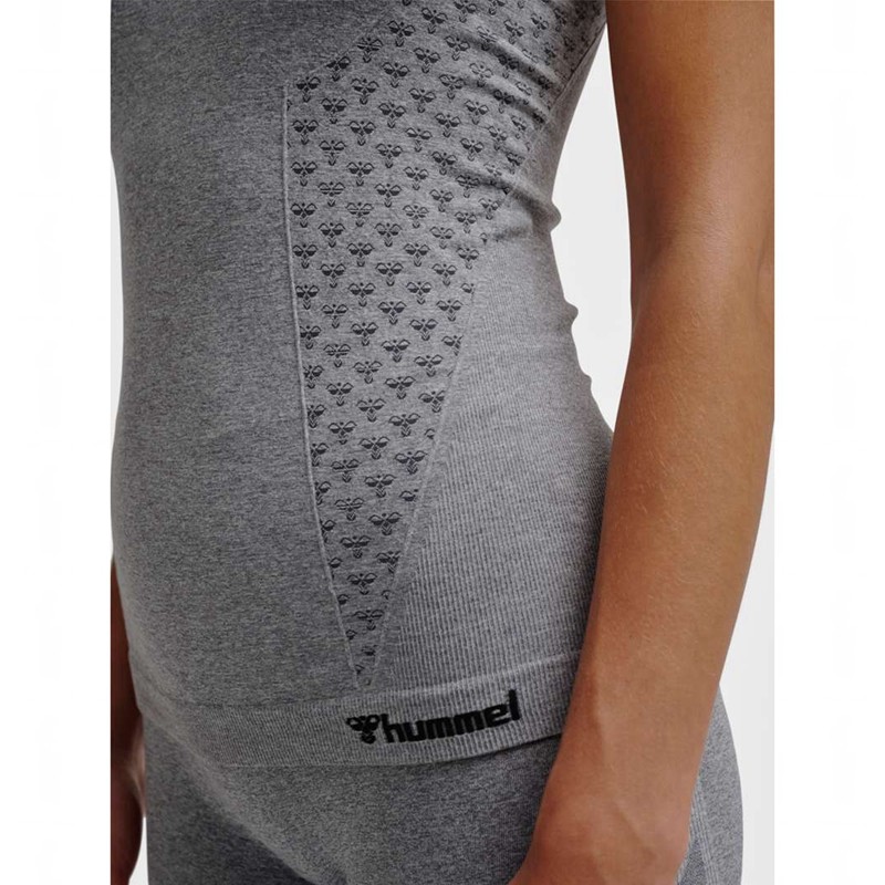 Dámské Tílko Hummel Ci Seamless Šedé | 518014-849
