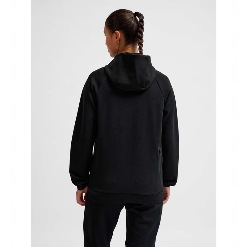 Dámské Tričko Hummel Tech Fleece Regular Zip Hoodie Černé | 524799-659