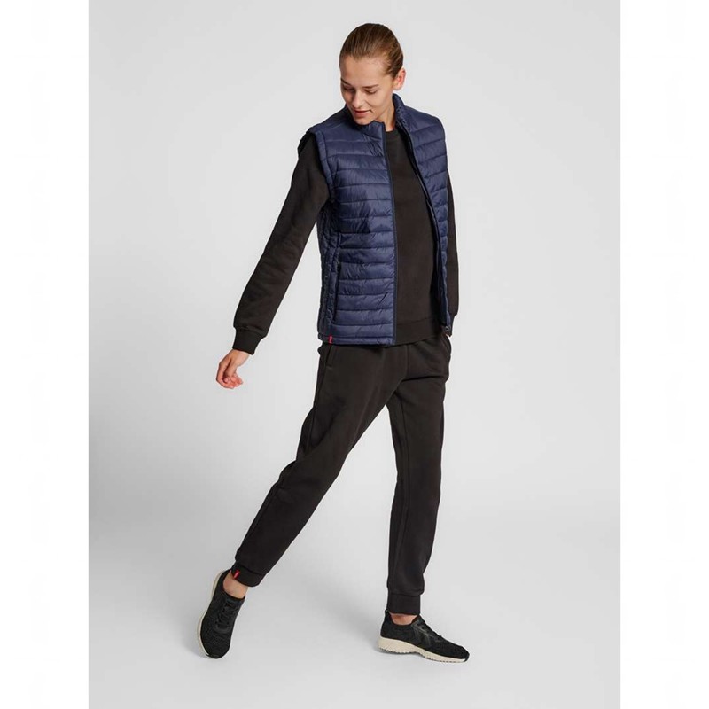 Dámské Vesta Hummel Red Quilted Tmavě Blankyt | 194649-573