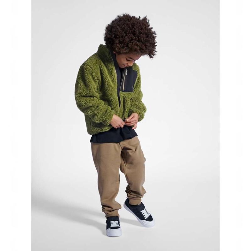Dětské Fleece Bundy Hummel Stmventure Olivy Zelené | 257045-258