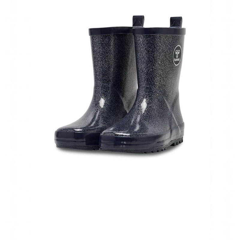 Dětské Gumové Holínky Hummel Glitter Jr Černé | 477254-476