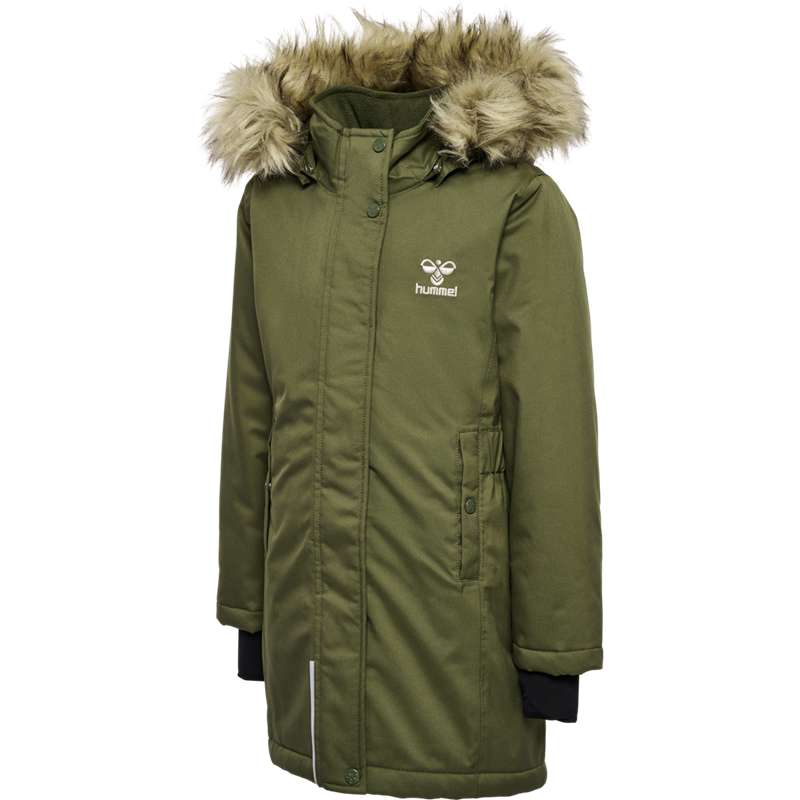 Dětské Kabáty Hummel Alma Tex Olivy Zelené | 372068-356