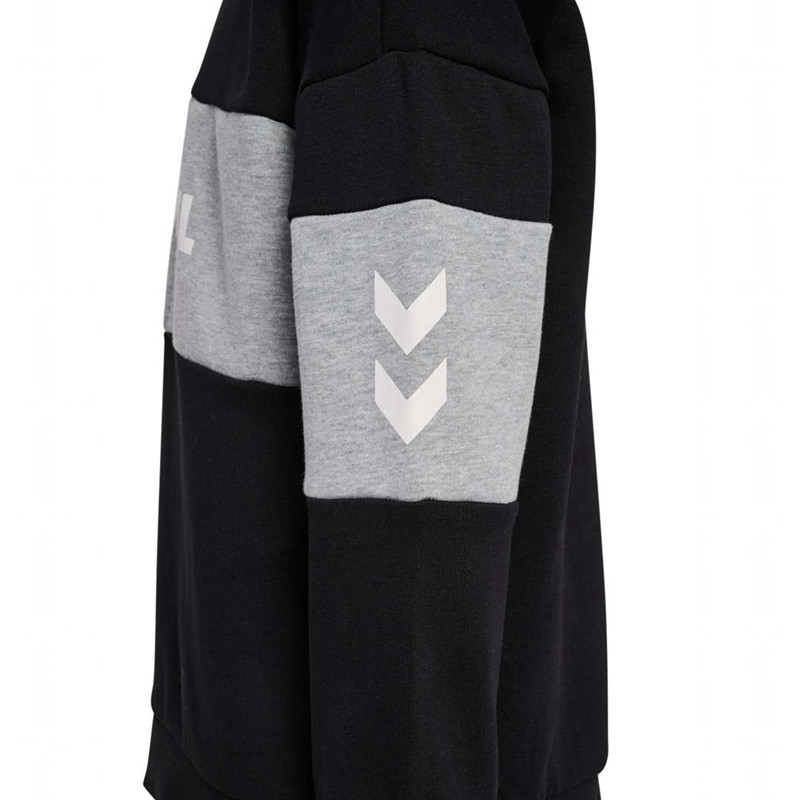 Dětské Mikiny Hummel Heron Half Zip Černé | 002498-500