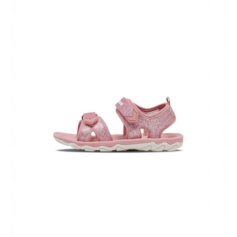 Dětské Sandály Hummel Glitter Jr Růžové | 256240-636