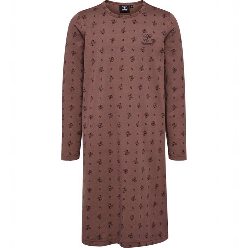 Dětské Šaty Hummel Carolina Night L/S Hnědé | 346677-057