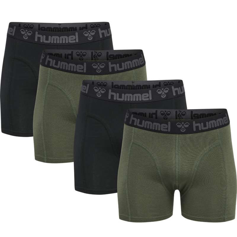 Pánské Boxer Hummel Marston 4-pack Černé | 067709-870