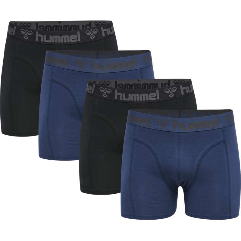 Pánské Boxer Hummel Marston 4-pack Černé | 540141-898