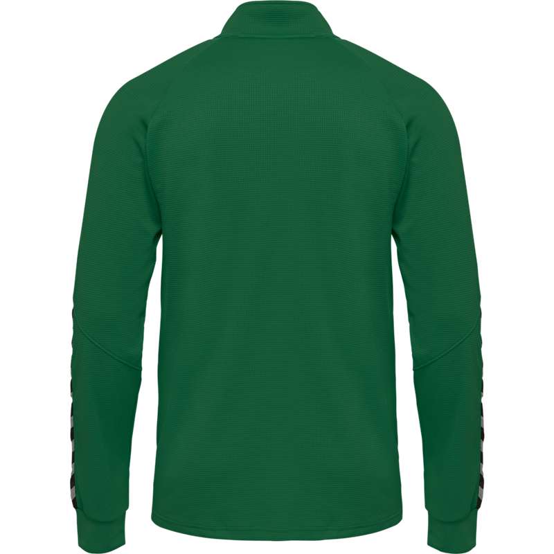 Pánské Bundy Hummel Authentic Poly Zip Zelene | 821597-147