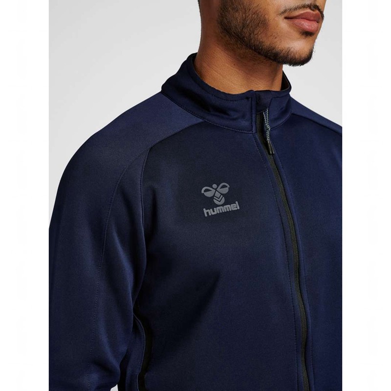Pánské Bundy Hummel Cima Xk Zip Tmavě Blankyt | 836611-200