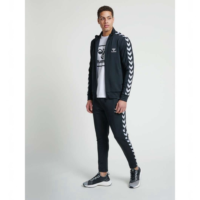 Pánské Bundy Hummel Nathan 2.0 Zip Černé | 893374-330
