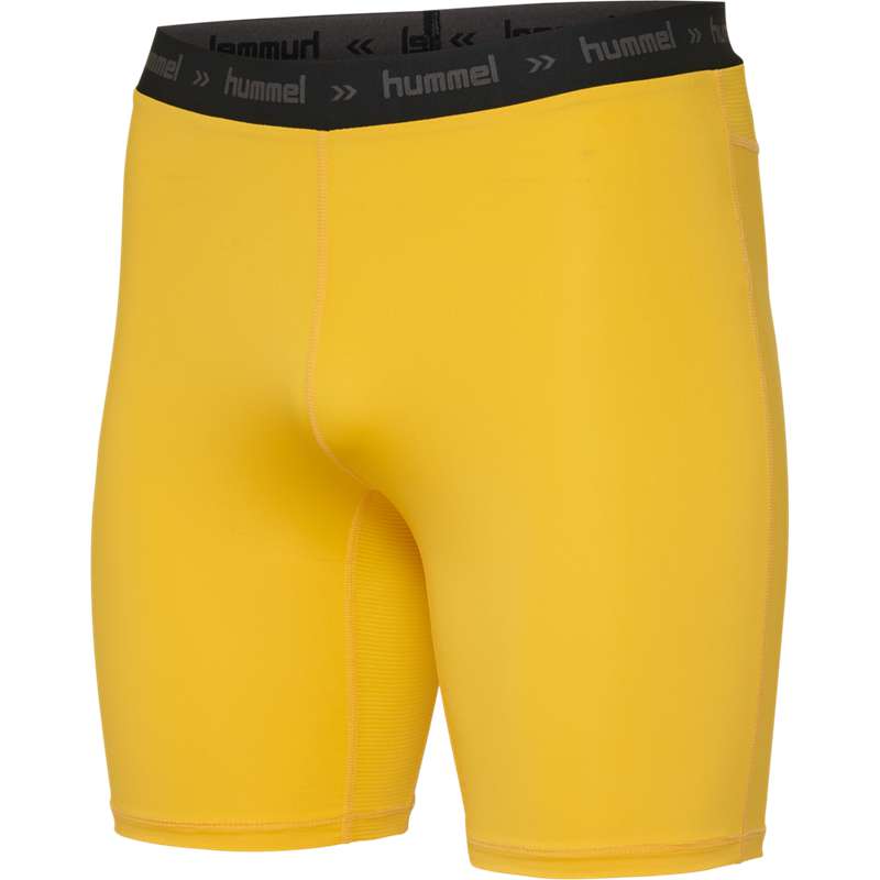 Pánské Kalhoty Hummel First Performance Tight Žluté | 897877-100