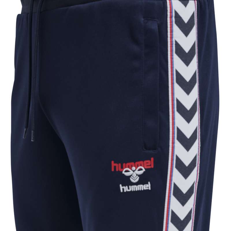 Pánské Kalhoty Hummel Ic Lerby Poly Tapered Tmavě Blankyt | 957312-512