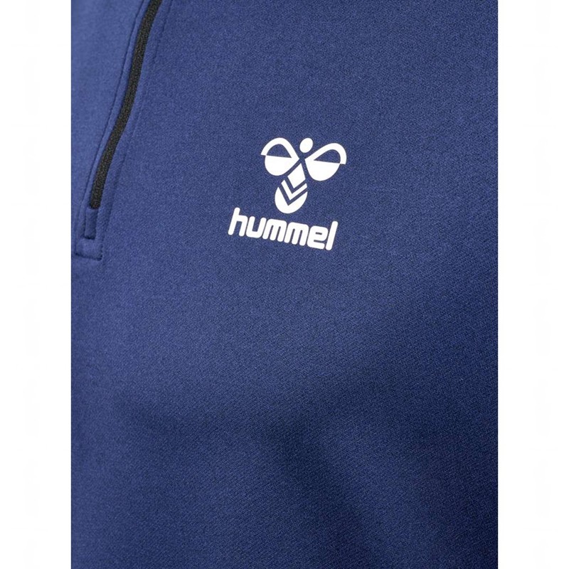 Pánské Mikiny Hummel Sprint Half Zip Černé | 720126-319