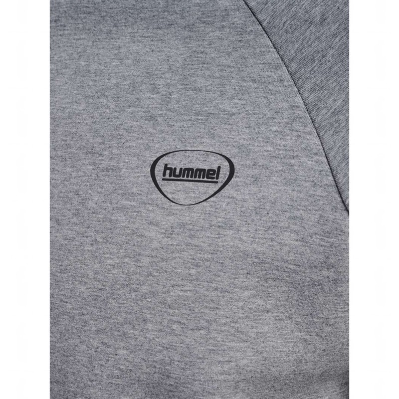 Pánské Mikiny Hummel Tech Fleece Regular Crew Šedé | 274845-476