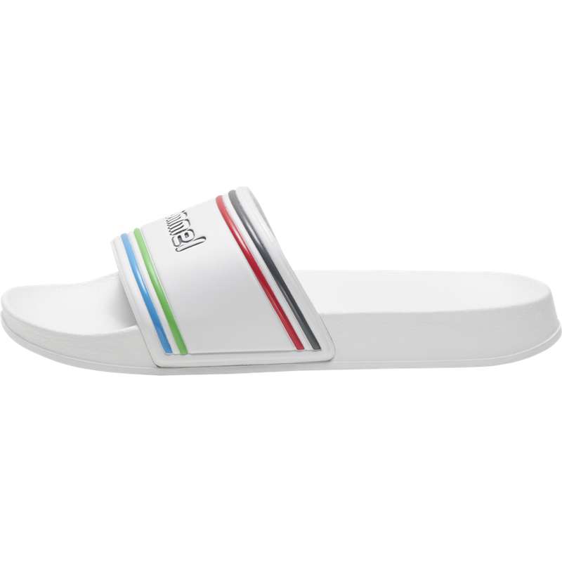 Pánské Nazouváky Hummel Pool Retro Bílé | 749989-631