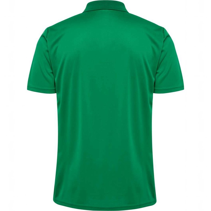 Pánské Polo Triko Hummel Essential Zelene | 137604-851