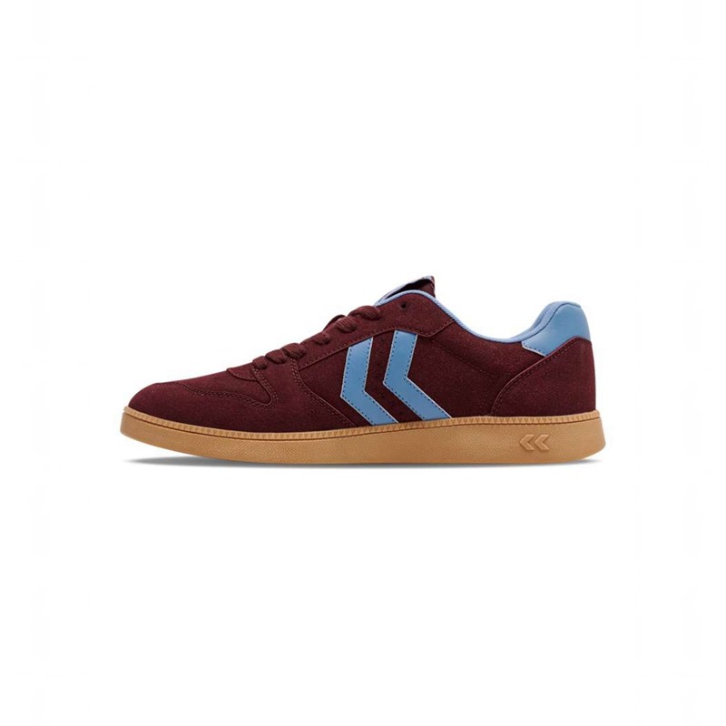 Pánské Tenisky Hummel Handball Perfekt Synth. Suede Vínové | 172973-129