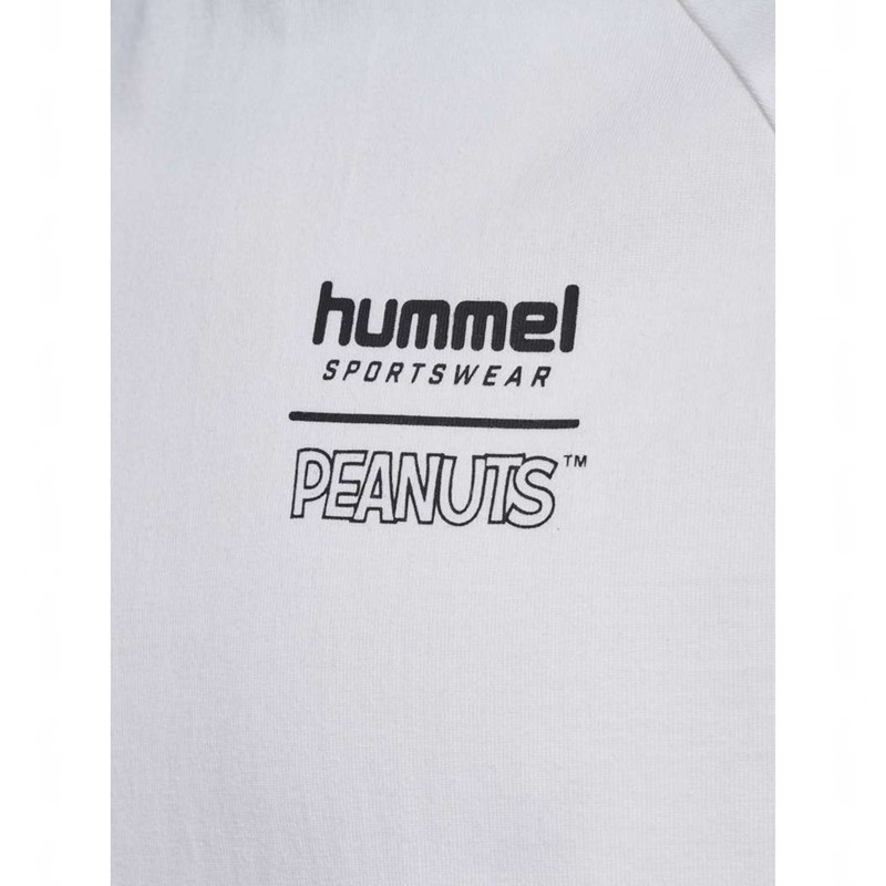 Pánské Tričko Hummel Archive S/S Peanuts Bílé | 594705-982