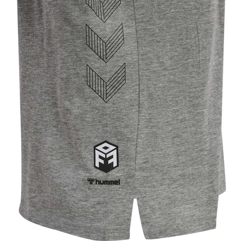 Pánské Tričko Hummel Move Grid Cotton S/S Šedé | 467304-709