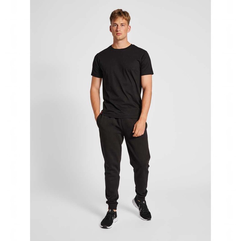 Pánské Tričko Hummel Red Basic S/S Černé | 770044-075