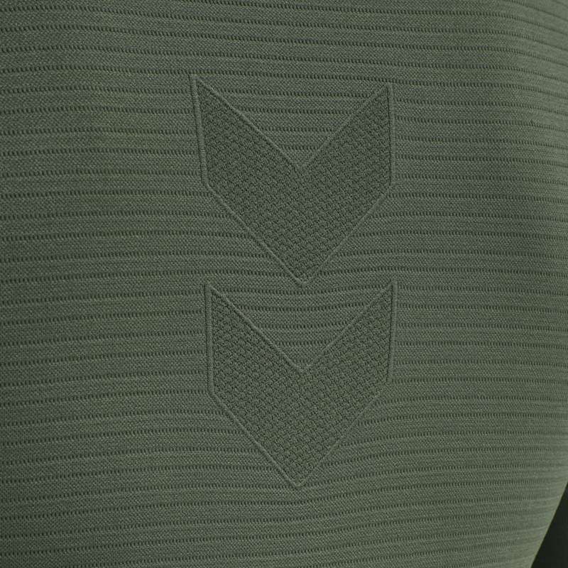 Pánské Základní Vrstva Hummel Stroke Seamless Zelene | 839215-826