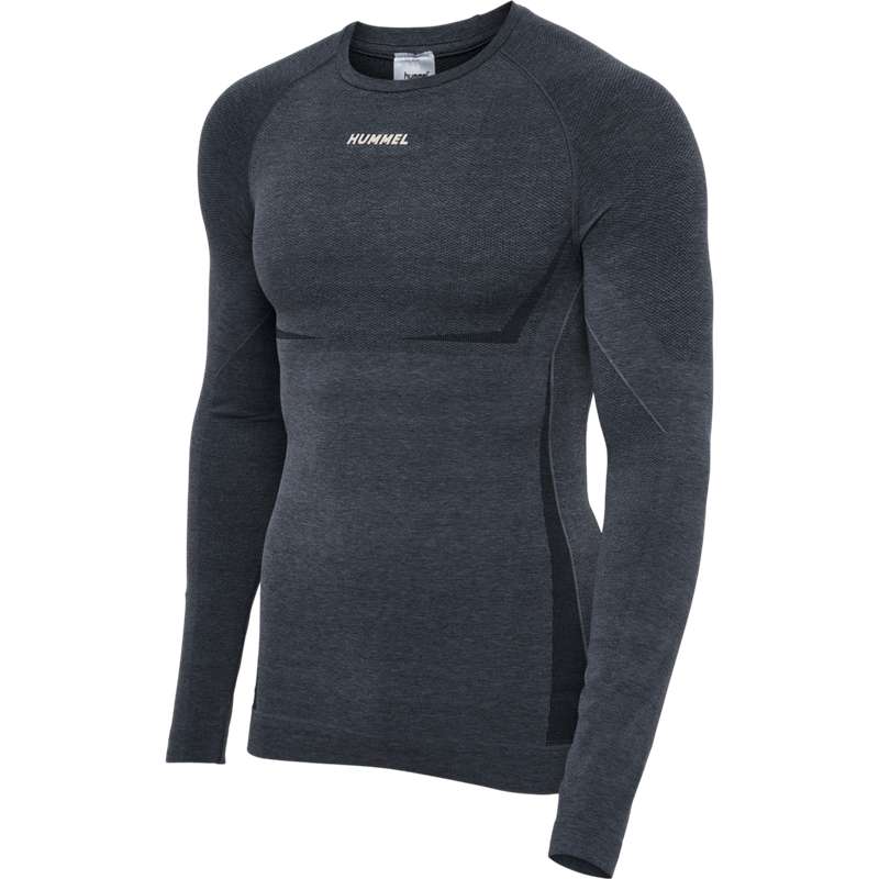 Pánské Základní Vrstva Hummel Te Mike Seamless L/S Černé | 606709-838
