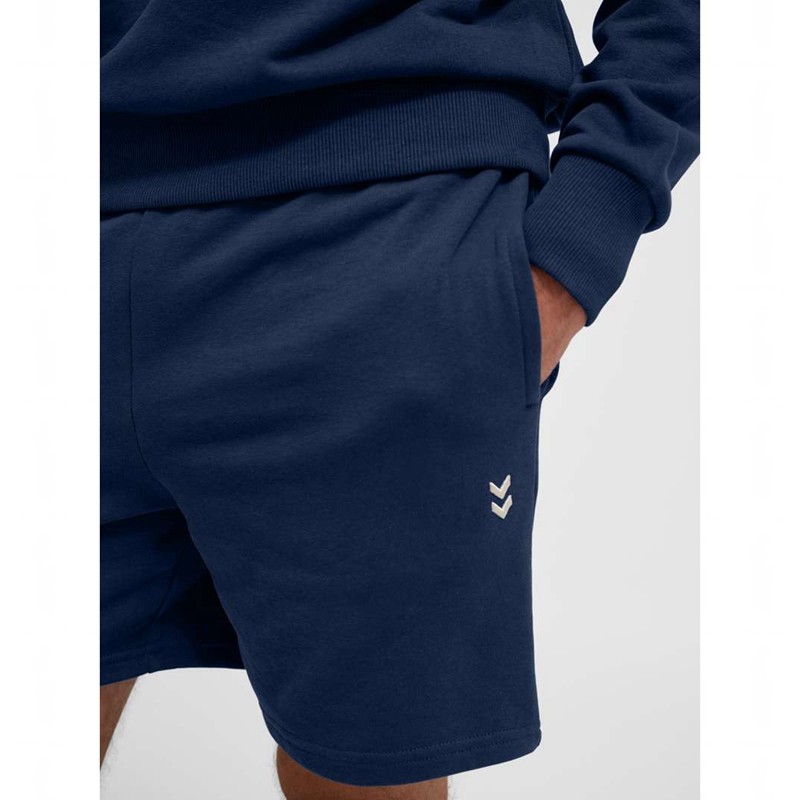Pánské Šortky Sweat Hummel Pulse Tmavě Blankyt | 317118-863