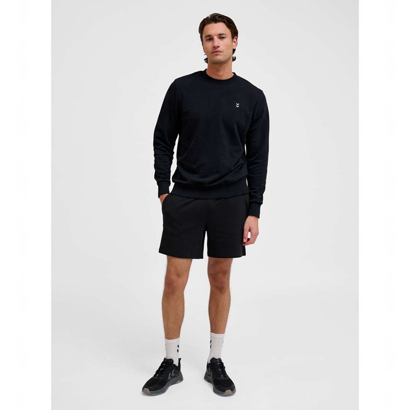 Pánské Šortky Sweat Hummel Pulse Černé | 465773-859